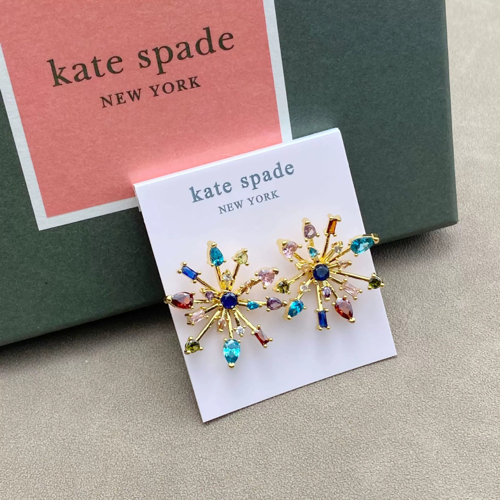 kate spade Colorful CZ Firework Shape Stud Earrings